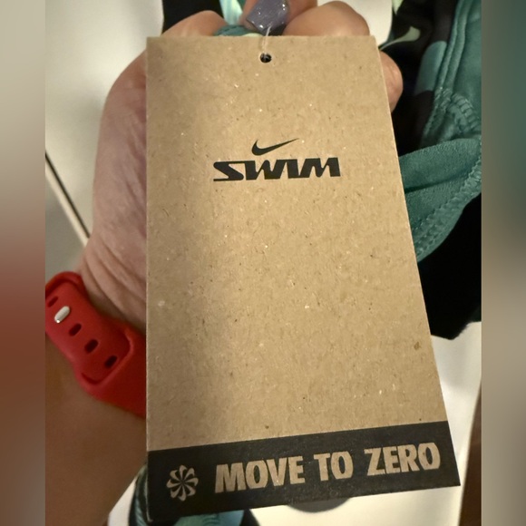 NWT Nike Floral Jungle Tankini Swim Athletic Top xl - Picture 6 of 7